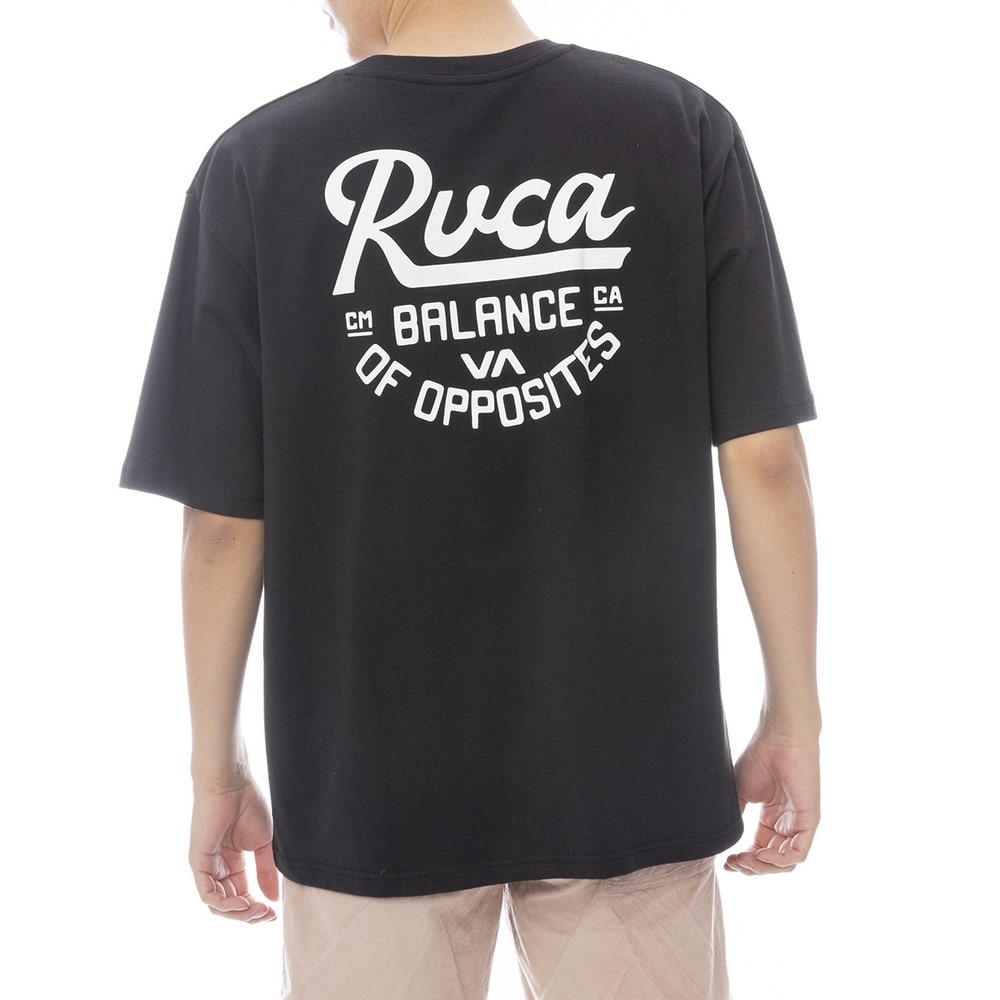 ルーカ（RVCA）（メンズ）SCRIPT SEALED 半袖Tシャツ BF041254 BLK