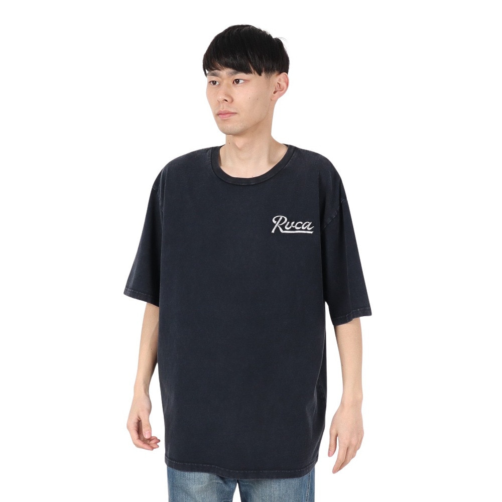 ルーカ（RVCA）（メンズ）SCRIPT SEALED 半袖Tシャツ BF041254 BSG