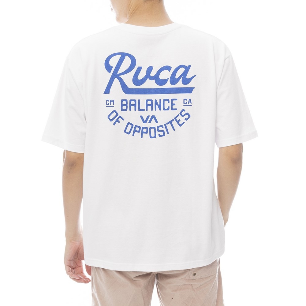 ルーカ（RVCA）（メンズ）SCRIPT SEALED 半袖Tシャツ BF041254 WHT