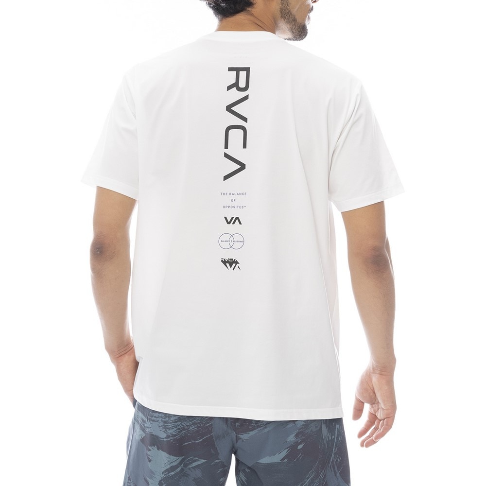 ルーカ（RVCA）（メンズ）ILL RVCA ESCAPE 半袖ラッシュガード BF041871 WHT