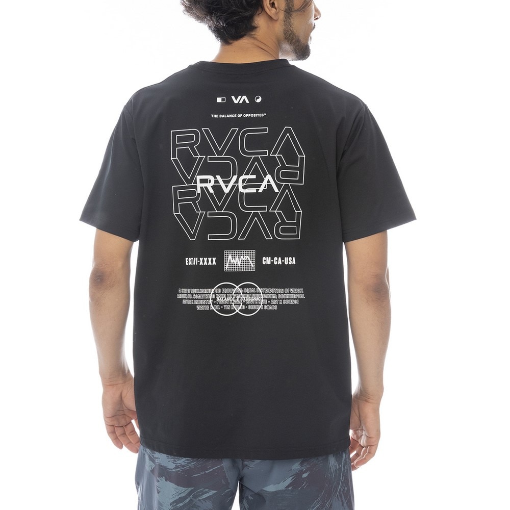 ルーカ（RVCA）（メンズ）RADIATE 半袖ラッシュガード BF041872 BLK