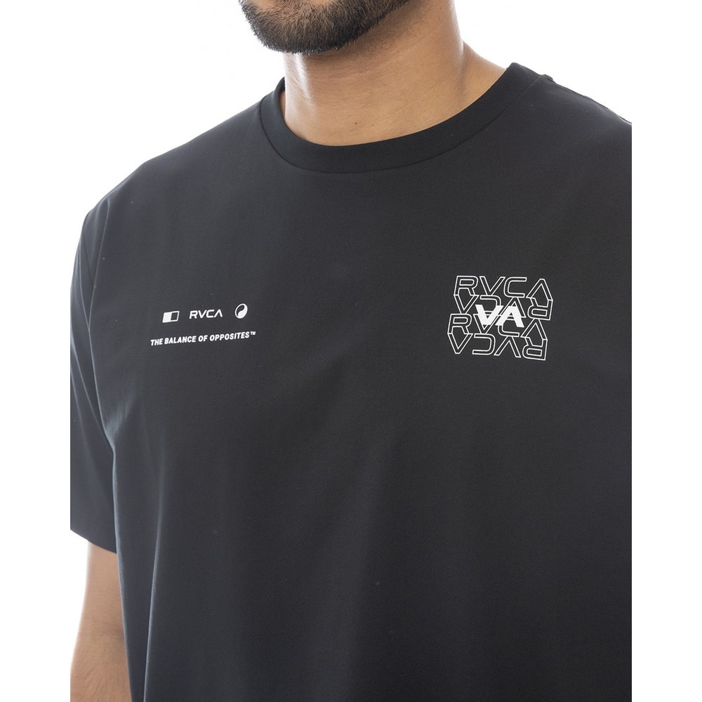 ルーカ（RVCA）（メンズ）RADIATE 半袖ラッシュガード BF041872 BLK