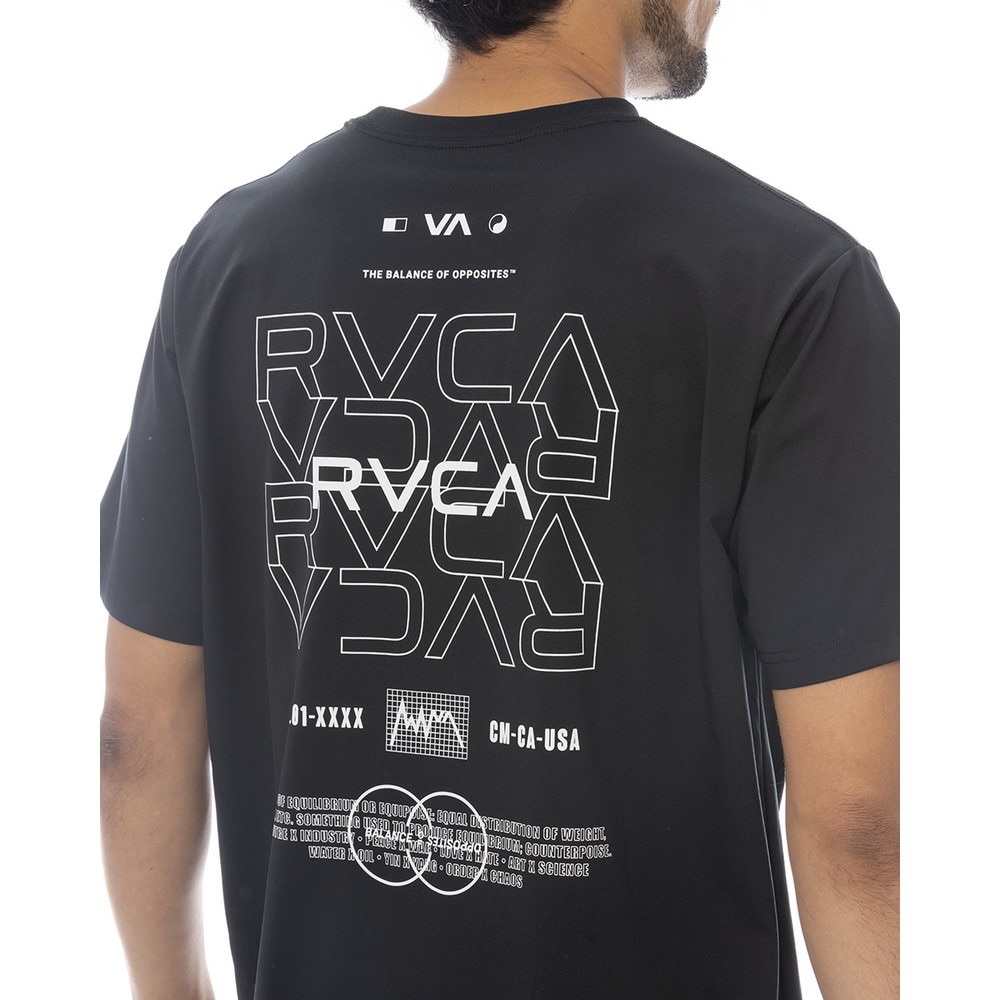 ルーカ（RVCA）（メンズ）RADIATE 半袖ラッシュガード BF041872 BLK