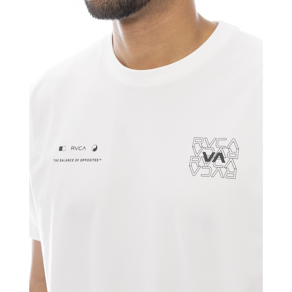 ルーカ（RVCA）（メンズ）RADIATE 半袖ラッシュガード BF041872 WHT