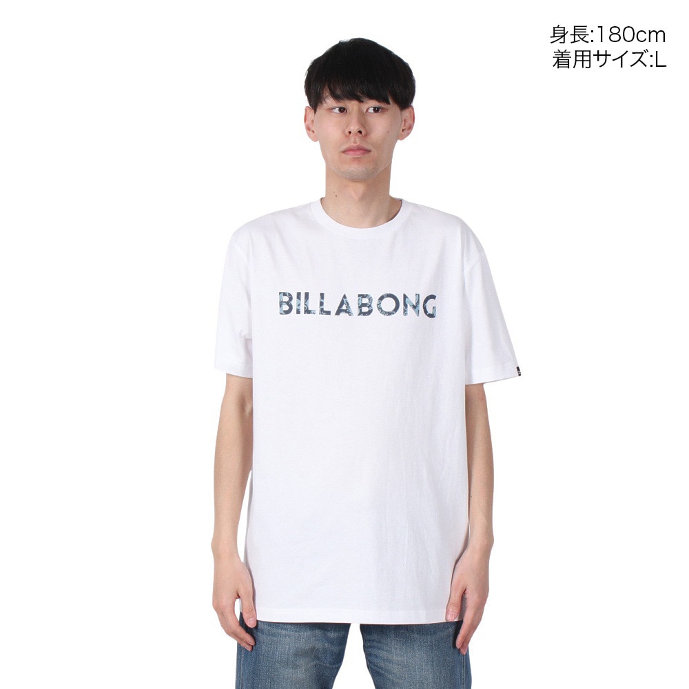 ビラボン（BILLABONG）（メンズ）UNITY ロゴ 半袖Tシャツ BF011200 WHT