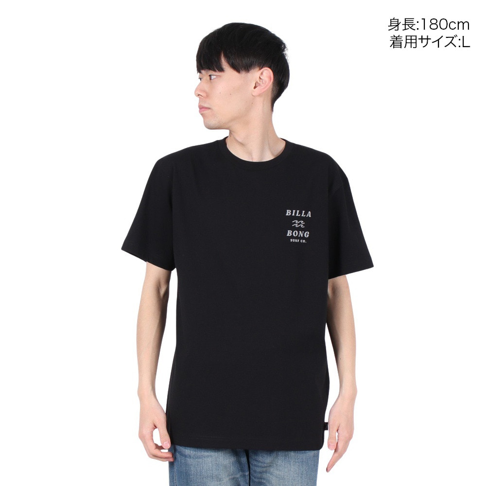 ビラボン（BILLABONG）（メンズ）ONE TIME 半袖Tシャツ BF011203 BLK