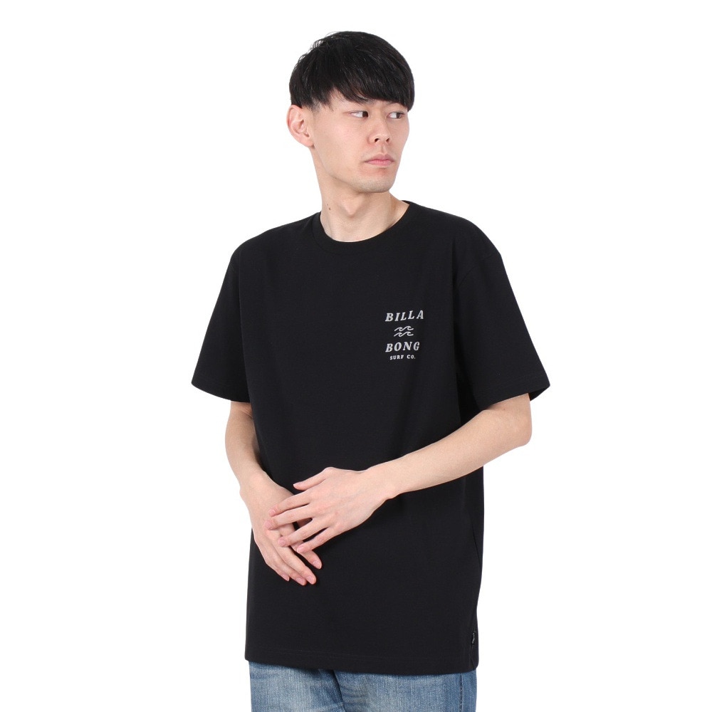 ビラボン（BILLABONG）（メンズ）ONE TIME 半袖Tシャツ BF011203 BLK