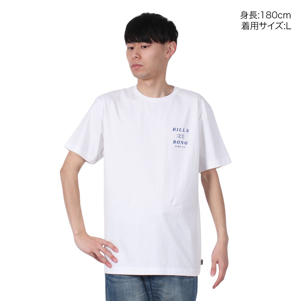 ビラボン（BILLABONG）（メンズ）ONE TIME 半袖Tシャツ BF011203 WTB