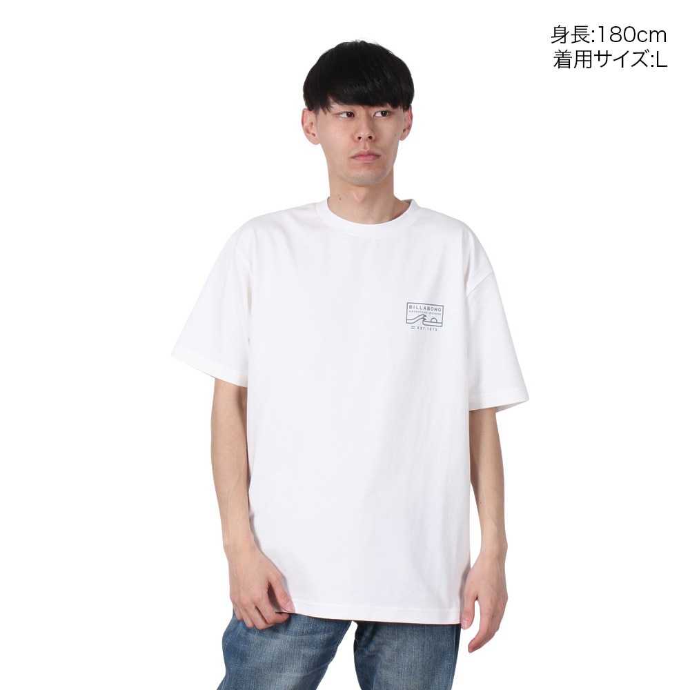 ビラボン（BILLABONG）（メンズ）ADIV ロゴ 半袖Tシャツ BF011216 WHT