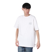 (メンズ)ADIV ロゴ 半袖Tシャツ BF011216 WHT