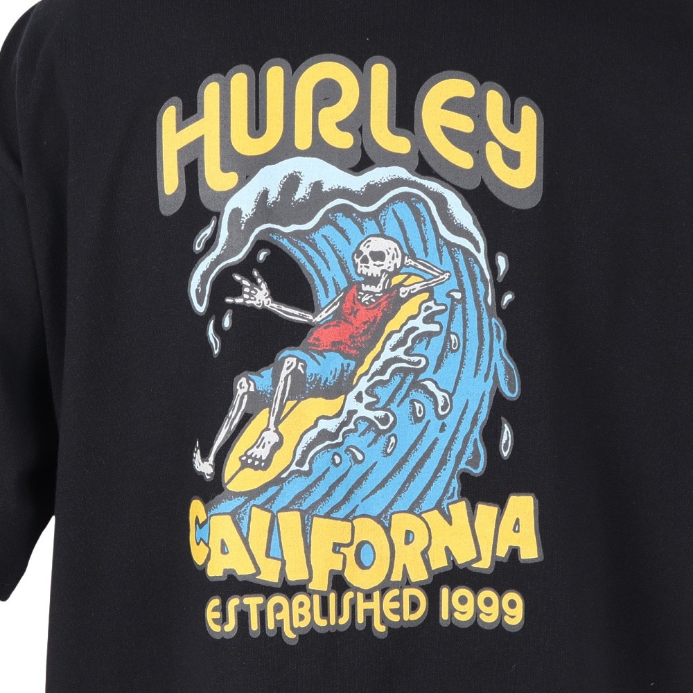 ハーレー（HURLEY）（メンズ）ビッグウェーブ ヘビーウェイト 半袖Tシャツ 24MRSMSS01-BLK