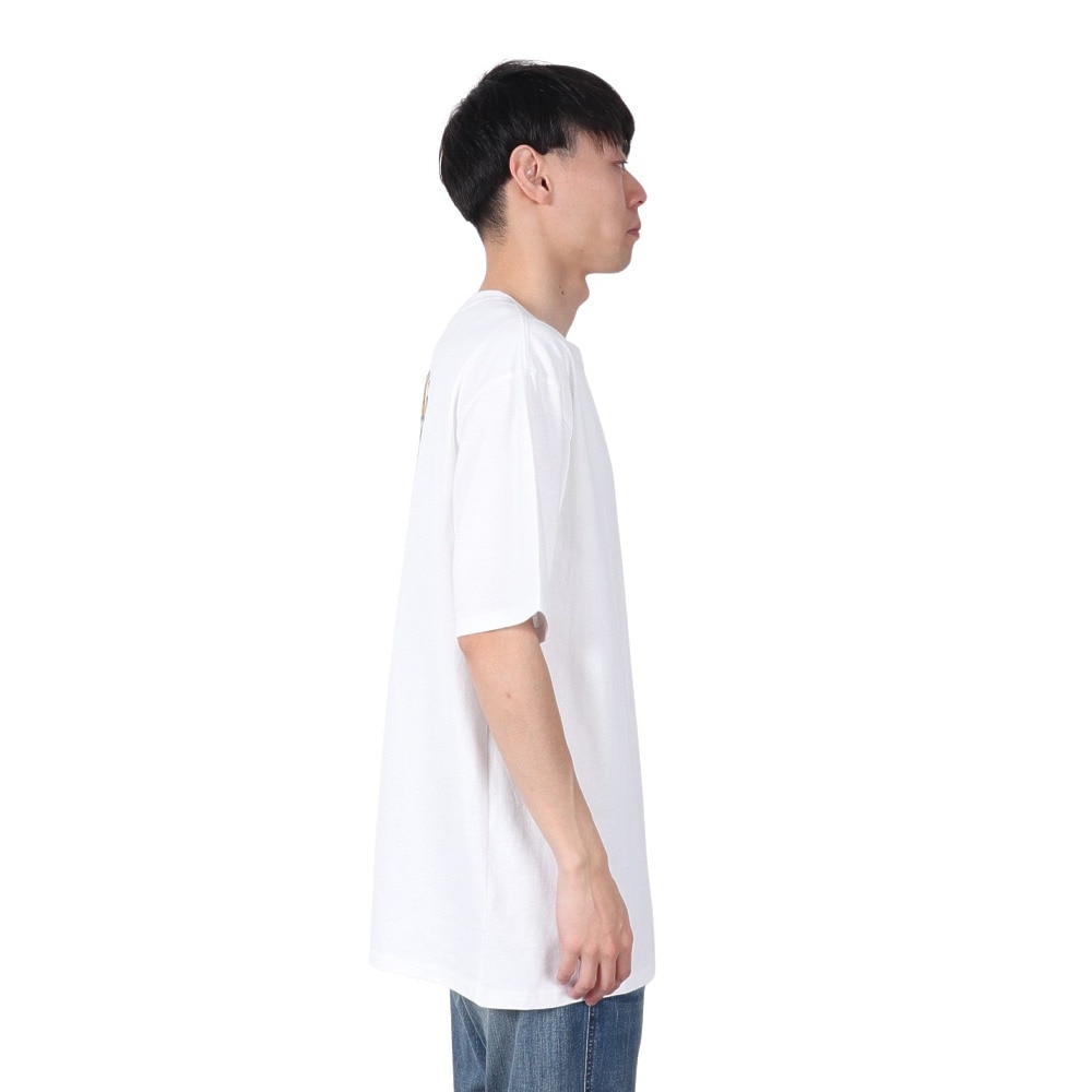 ハーレー（HURLEY）（メンズ）ビッグウェーブ ヘビーウェイト 半袖Tシャツ 24MRSMSS01-WHT