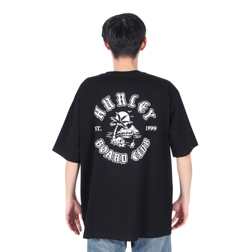 ハーレー（HURLEY）（メンズ）アイランド ヘビーウェイト 半袖Tシャツ 24MRSMSS06-BLK