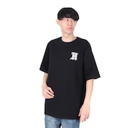 (メンズ)アイランド ヘビーウェイト 半袖Tシャツ 24MRSMSS06-BLK