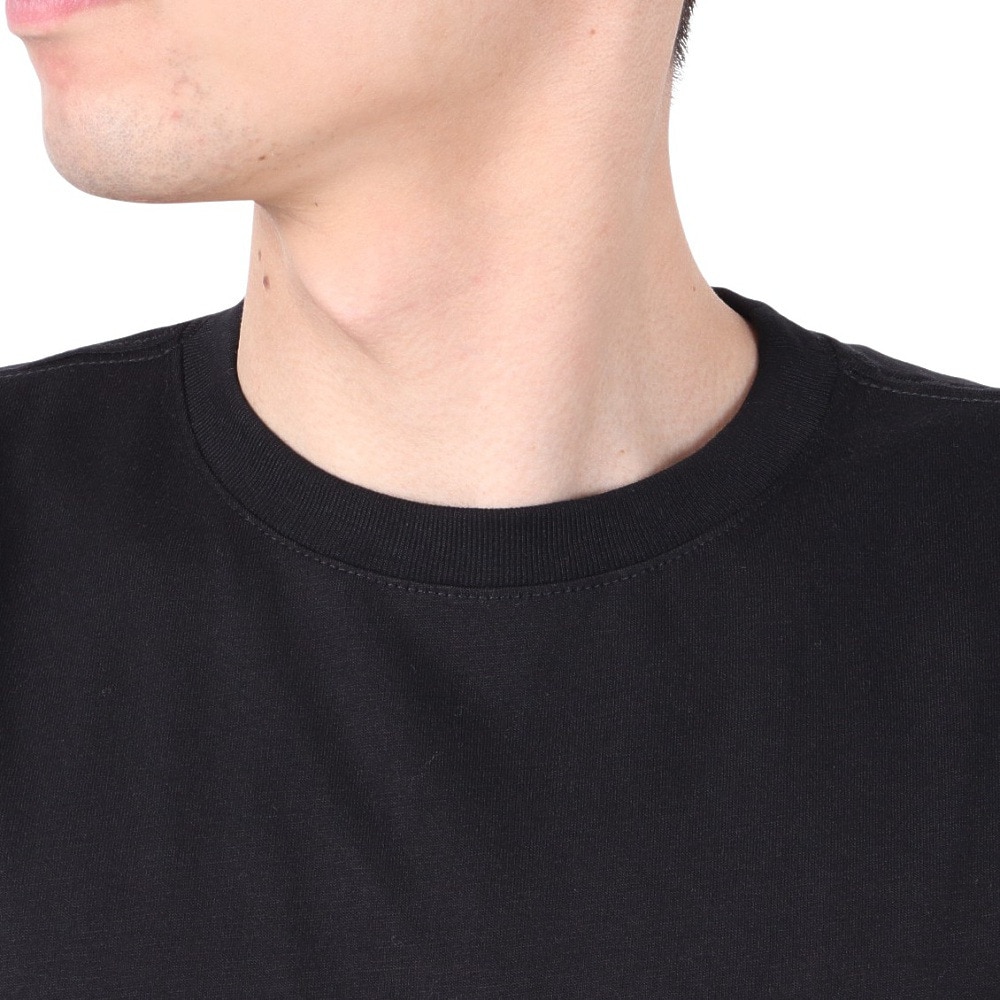 ハーレー（HURLEY）（メンズ）SQ モノグラム 半袖Tシャツ MSS2411006-BLK