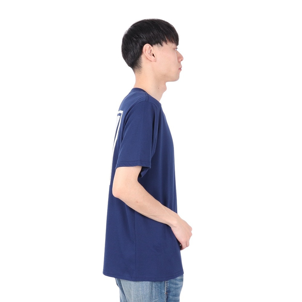 ハーレー（HURLEY）（メンズ）SQ モノグラム 半袖Tシャツ MSS2411006-NVY