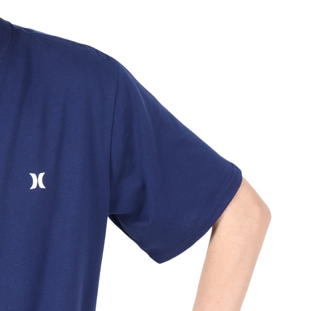 ハーレー（HURLEY）（メンズ）SQ モノグラム 半袖Tシャツ MSS2411006-NVY
