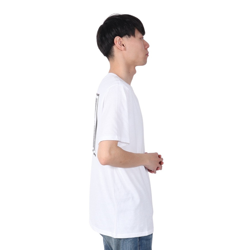 ハーレー（HURLEY）（メンズ）SQ モノグラム 半袖Tシャツ MSS2411006-WHT