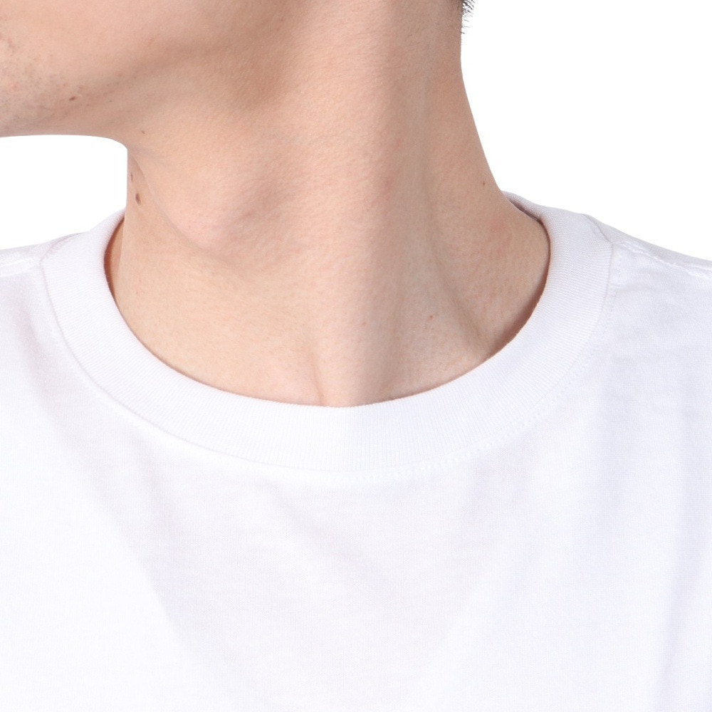 ハーレー（HURLEY）（メンズ）SQ モノグラム 半袖Tシャツ MSS2411006-WHT