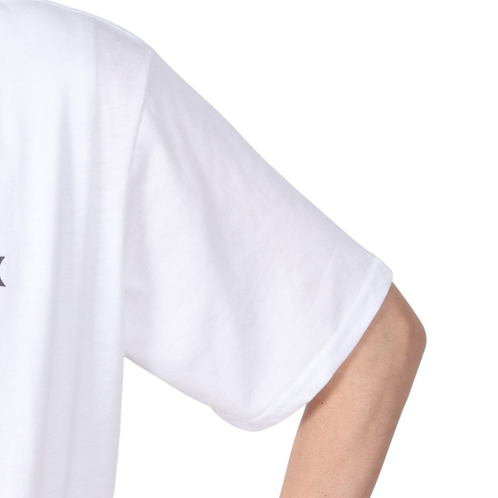 ハーレー（HURLEY）（メンズ）SQ モノグラム 半袖Tシャツ MSS2411006-WHT