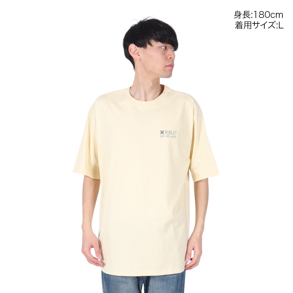 ハーレー（HURLEY）（メンズ）オーバーサイズド グッドライド 半袖Tシャツ MSS2411026-CRM