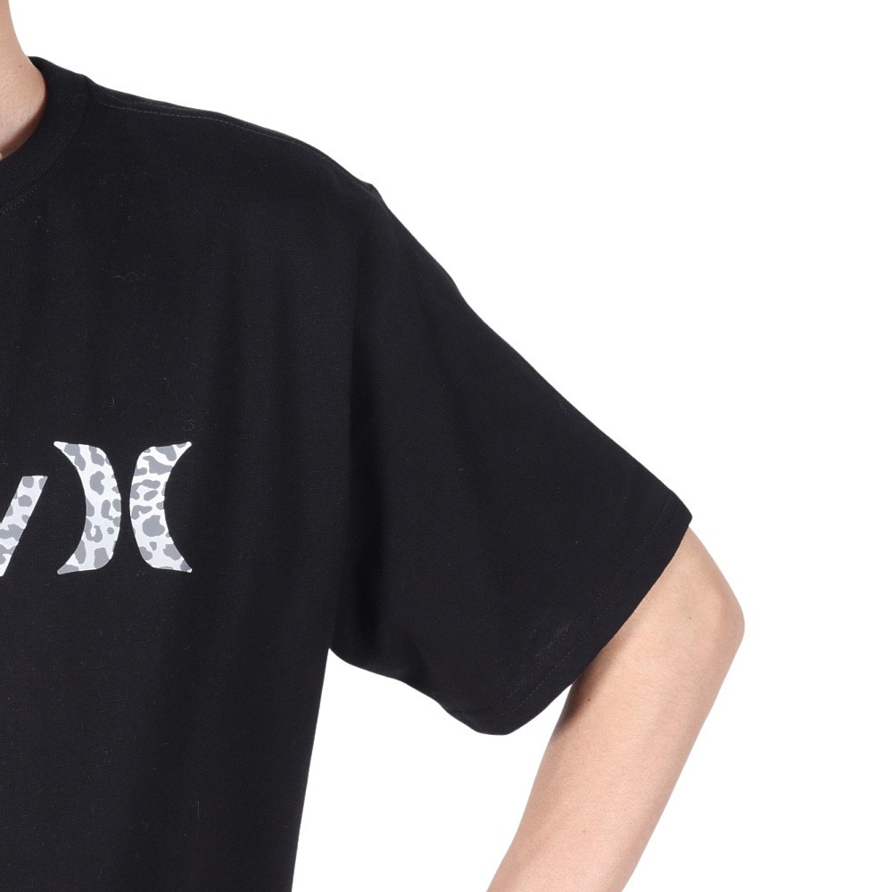 ハーレー（HURLEY）（メンズ）レオパード ワン アンド オンリー半袖Tシャツ MSS2411033-BLK