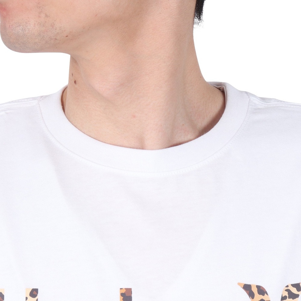 ハーレー（HURLEY）（メンズ）レオパード ワン アンド オンリー半袖Tシャツ MSS2411033-WHT