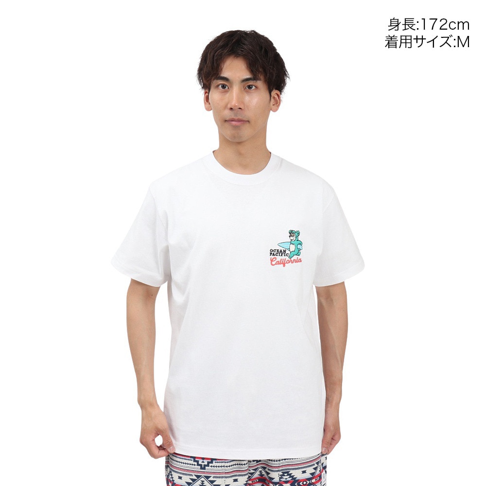 オーシャンパシフィック（Ocean Pacific）（メンズ）半袖Tシャツ ワンポイント Bear 515503WT