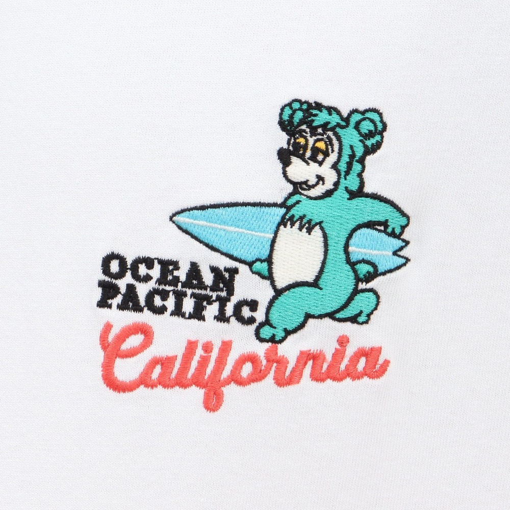 オーシャンパシフィック（Ocean Pacific）（メンズ）半袖Tシャツ ワンポイント Bear 515503WT