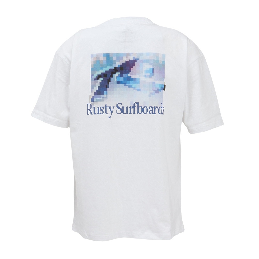ラスティ（RUSTY）（メンズ）フロント ワンポイント半袖Tシャツ 915503WT