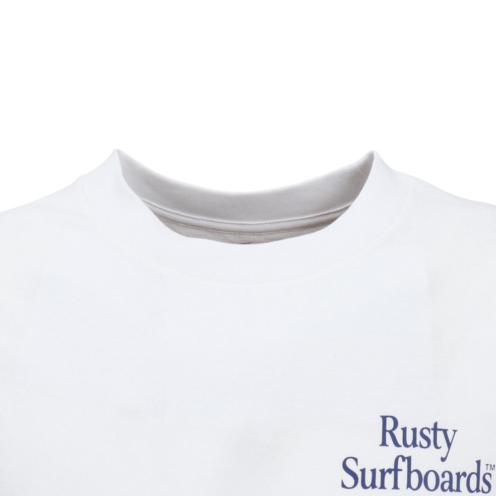 ラスティ（RUSTY）（メンズ）フロント ワンポイント半袖Tシャツ 915503WT