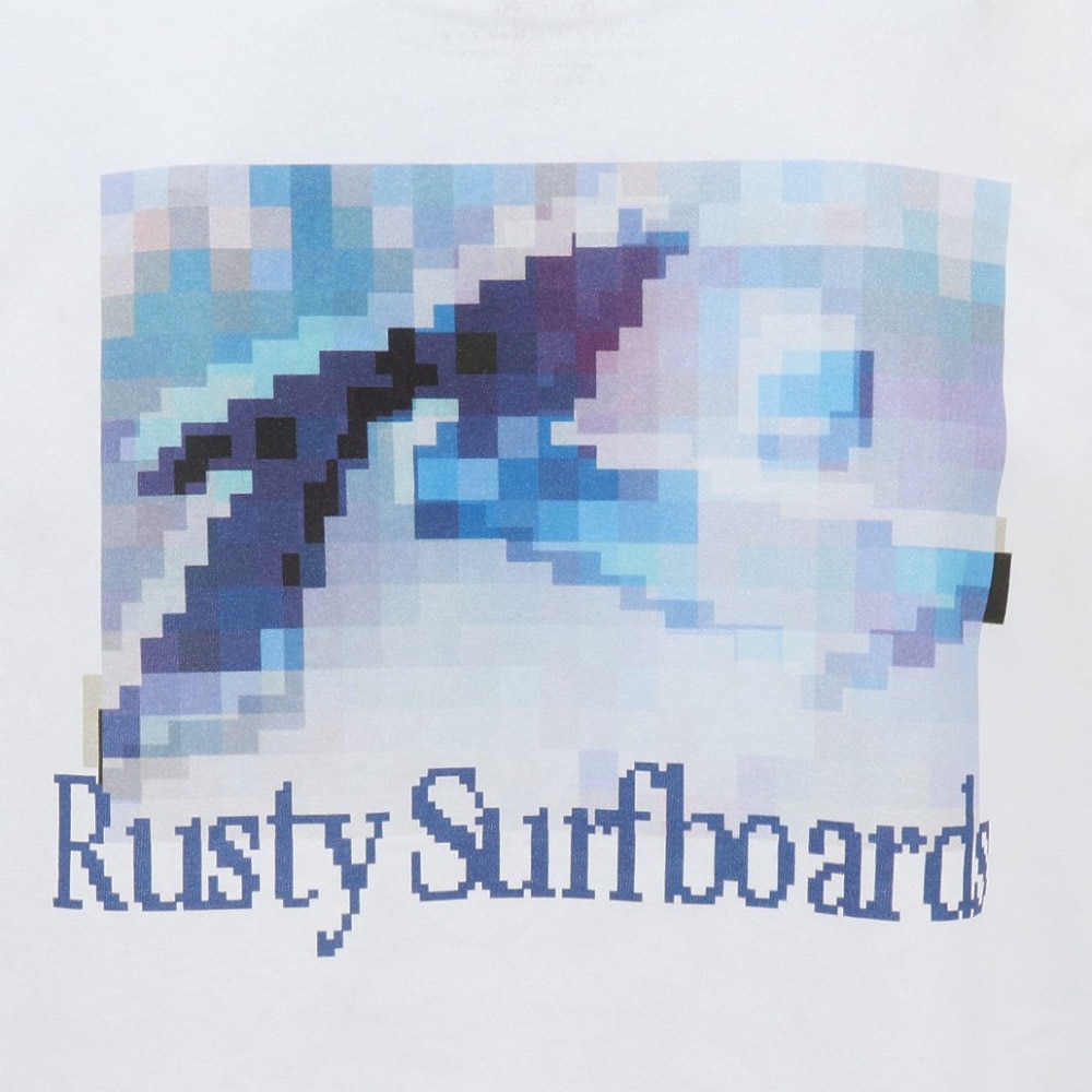 ラスティ（RUSTY）（メンズ）フロント ワンポイント半袖Tシャツ 915503WT