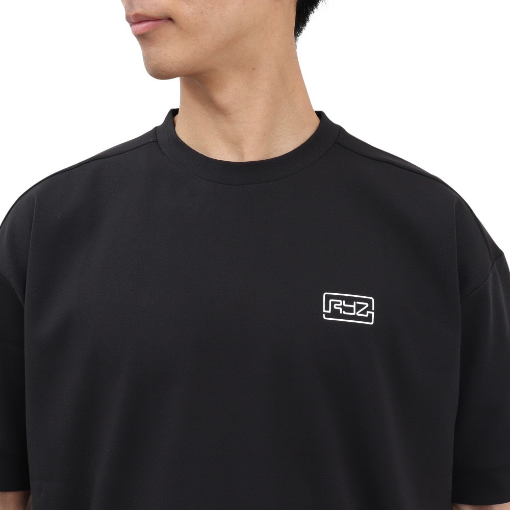 ライズ（RYZ）（メンズ）MFX ニット 半袖Tシャツ RZ10DD25SS0020 BLK