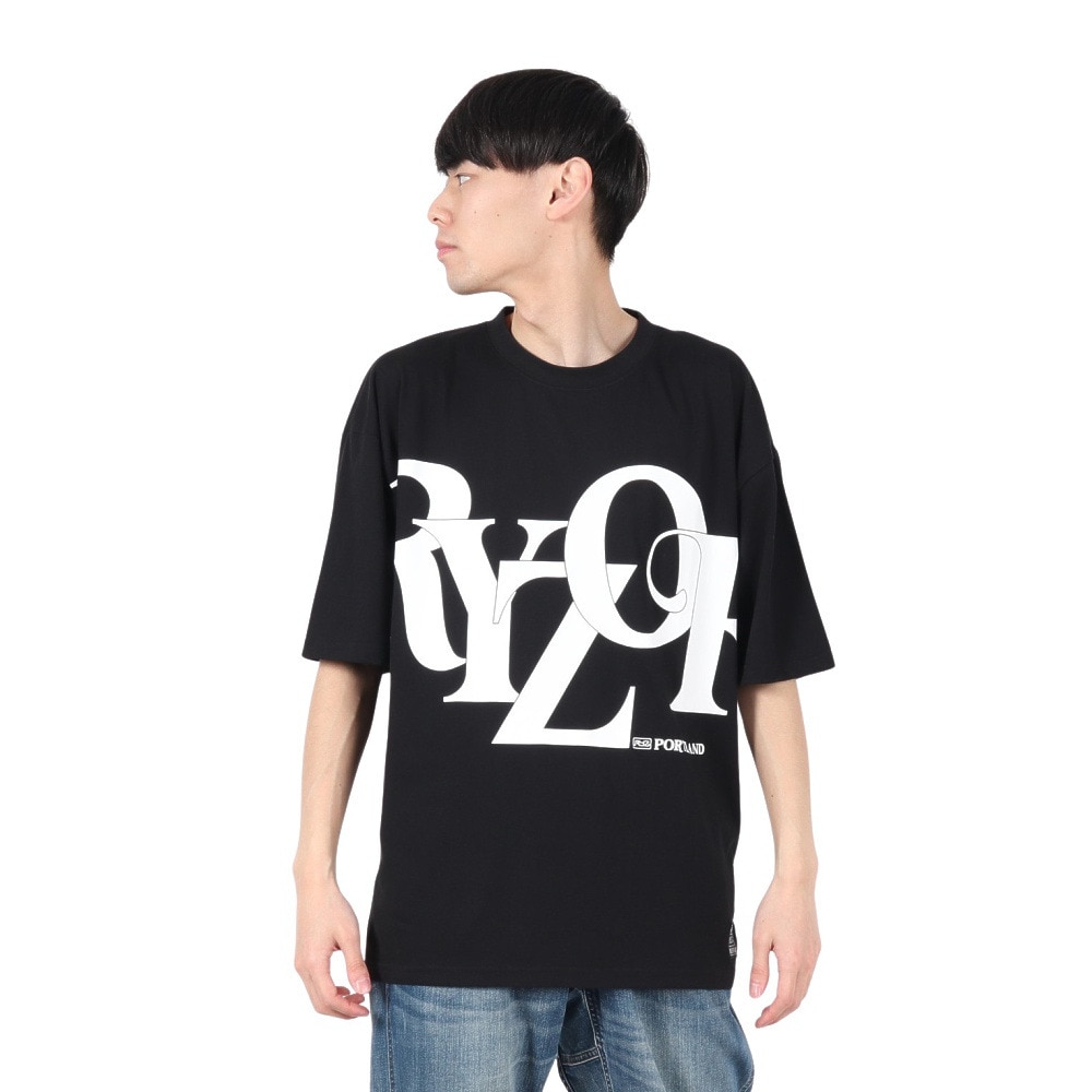 ライズ（RYZ）（メンズ）TYPO 半袖Tシャツ RZ10DD25SS0024 BLK