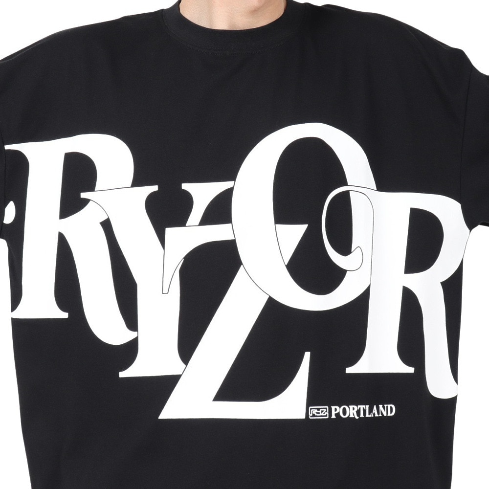 ライズ（RYZ）（メンズ）TYPO 半袖Tシャツ RZ10DD25SS0024 BLK
