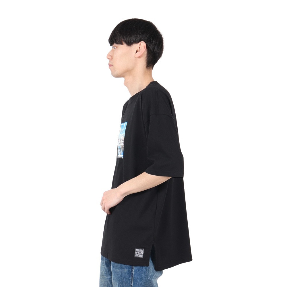 ライズ（RYZ）（メンズ）フォト 半袖シャツ RZ10DD25SS0025 BLK
