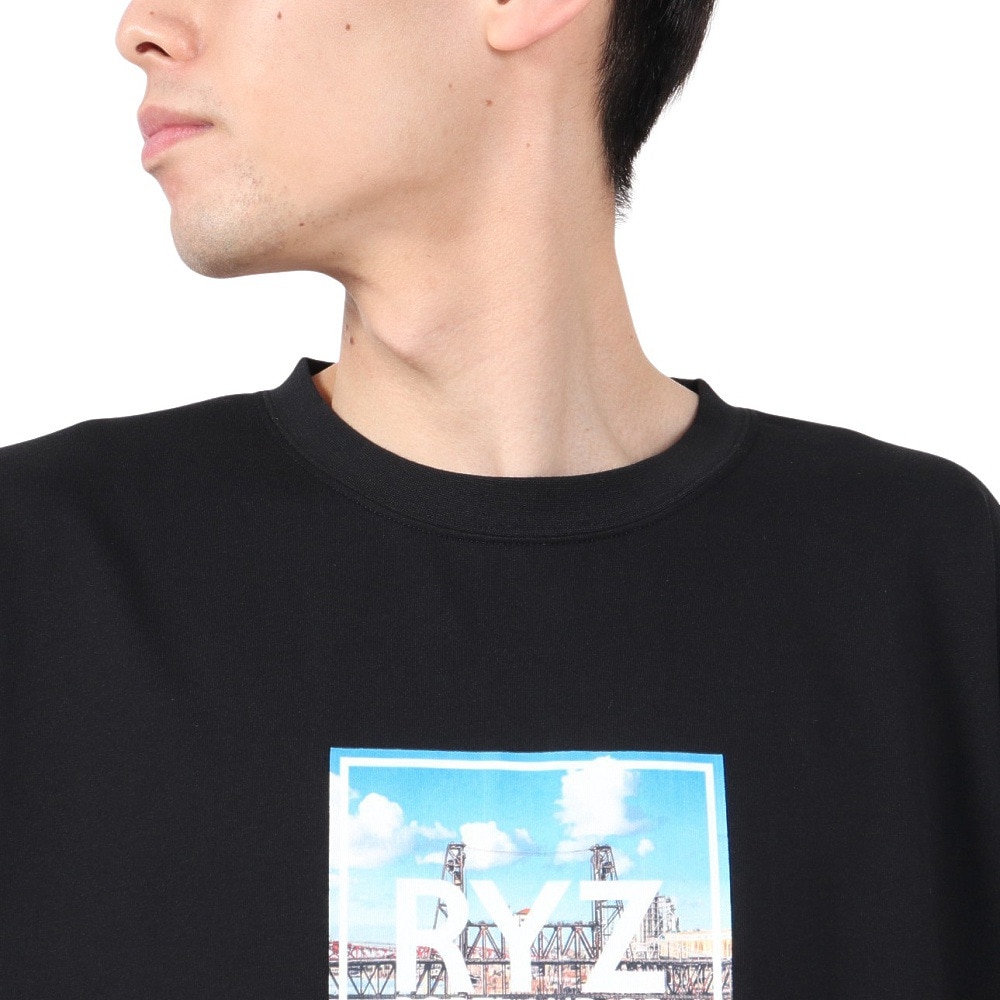 ライズ（RYZ）（メンズ）フォト 半袖シャツ RZ10DD25SS0025 BLK