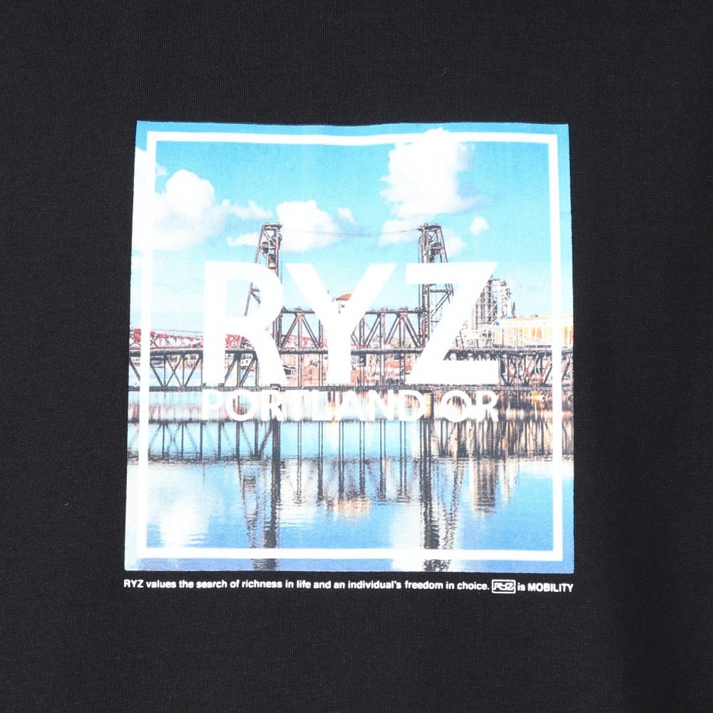 ライズ（RYZ）（メンズ）フォト 半袖シャツ RZ10DD25SS0025 BLK