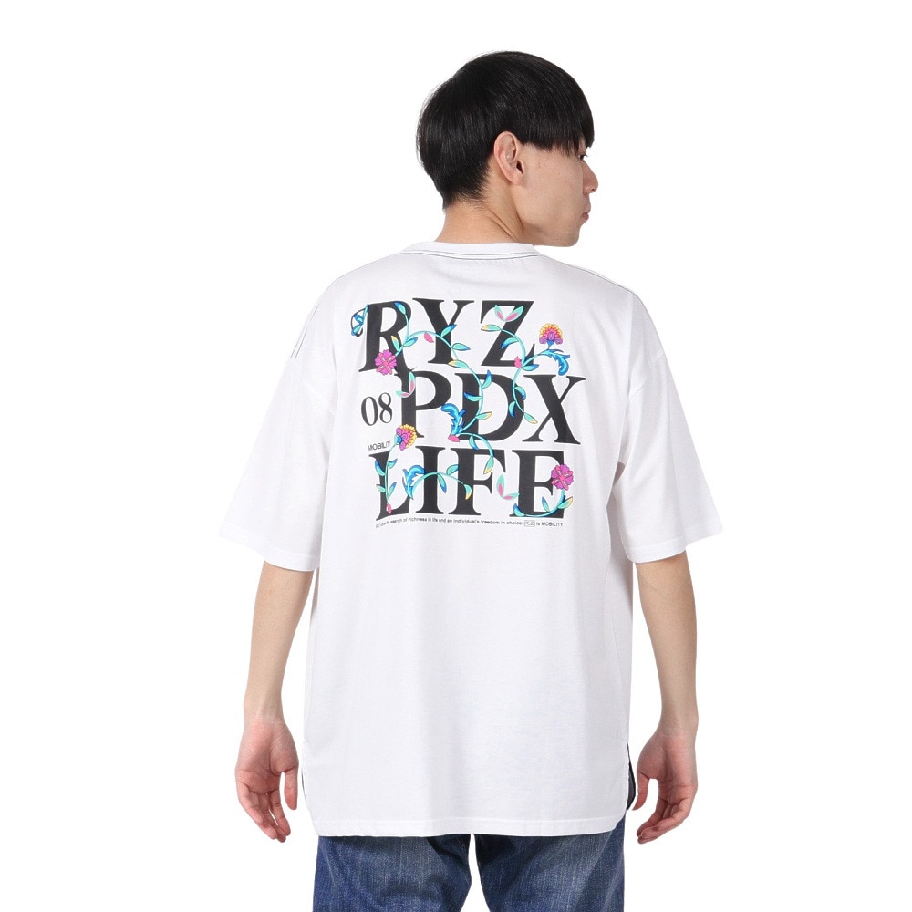ライズ（RYZ）（メンズ）F.P.P 半袖Tシャツ RZ10DD25SS0026 WHT