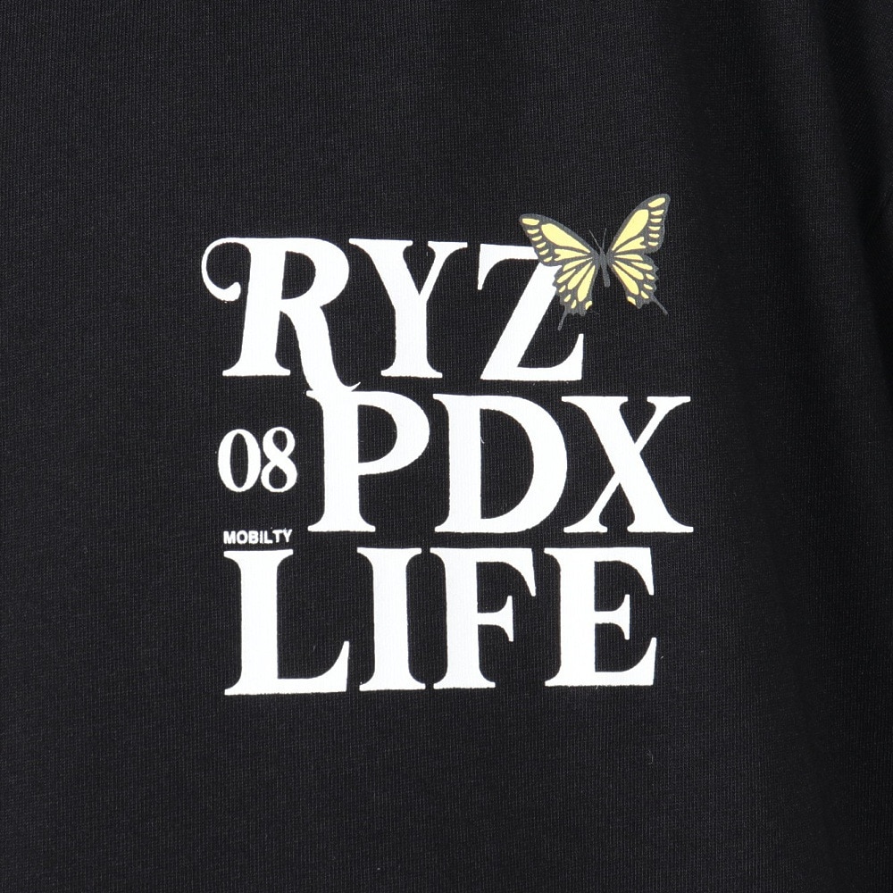 ライズ（RYZ）（メンズ）BUTTERFLY 半袖Tシャツ RZ10DD25SS0027 BLK