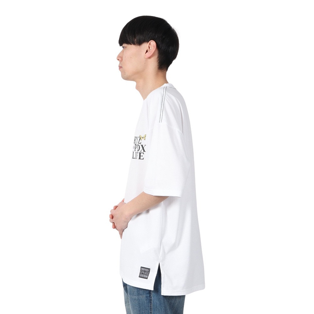 ライズ（RYZ）（メンズ）BUTTERFLY 半袖Tシャツ RZ10DD25SS0027 WHT
