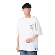 (メンズ)BUTTERFLY 半袖Tシャツ RZ10DD25SS0027 WHT
