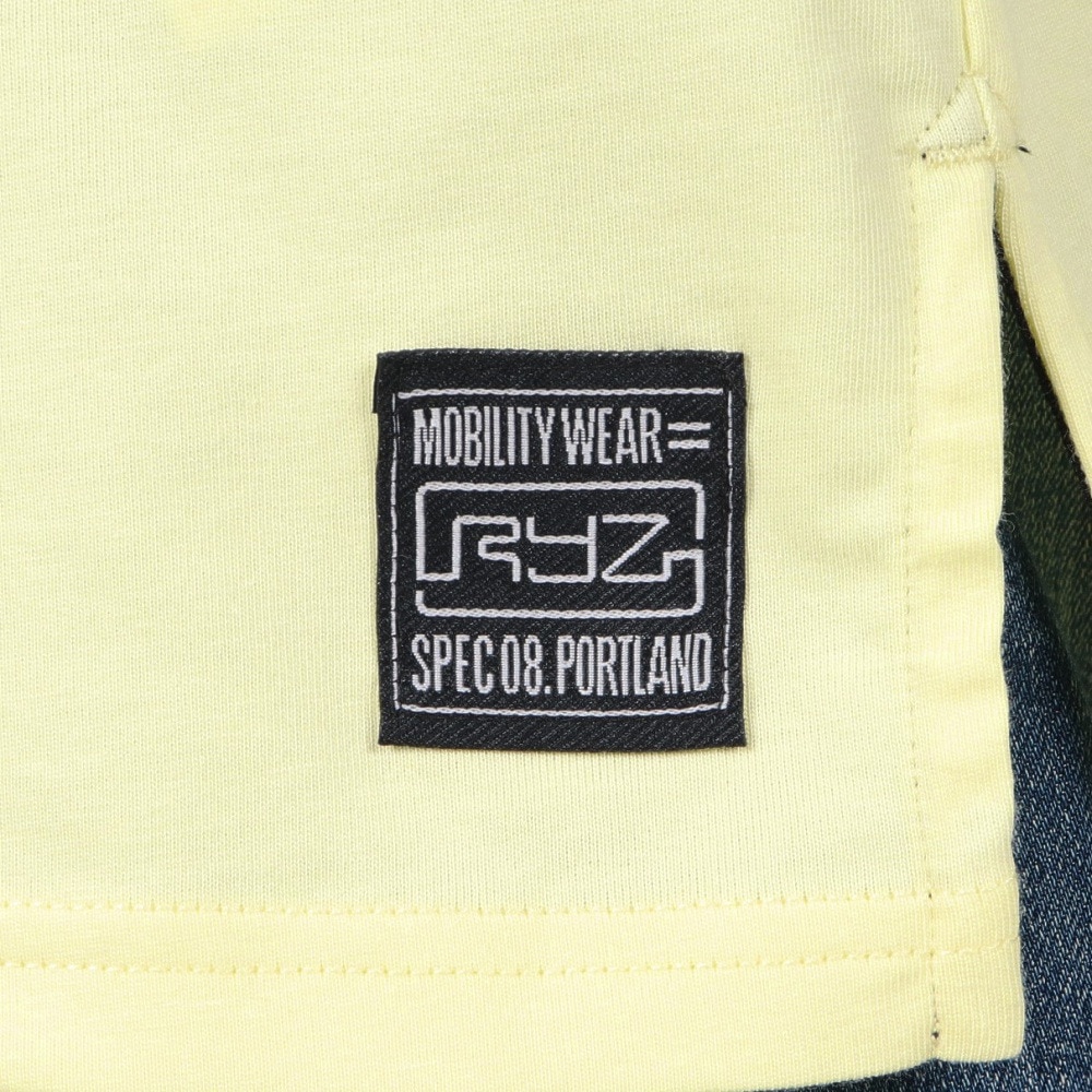ライズ（RYZ）（メンズ）アイスクリーム 半袖Tシャツ RZ10DD25SS0028 YEL