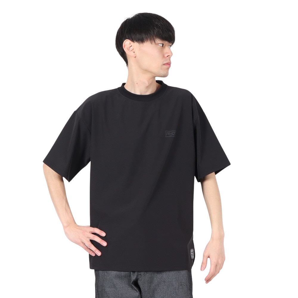 ライズ（RYZ）（メンズ）MFX ウーブン 半袖Tシャツ RZ10EG25SS0016 BLK