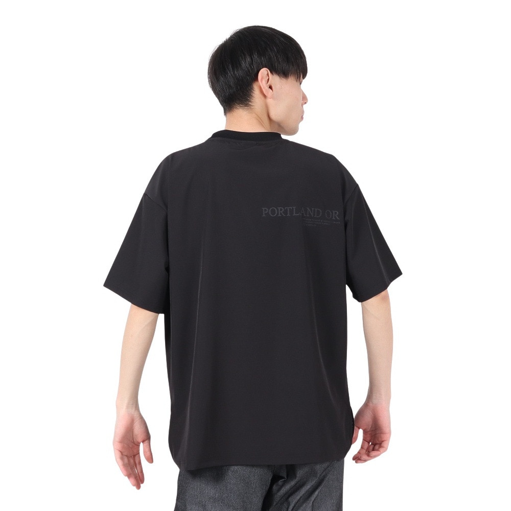 ライズ（RYZ）（メンズ）MFX ウーブン 半袖Tシャツ RZ10EG25SS0016 BLK