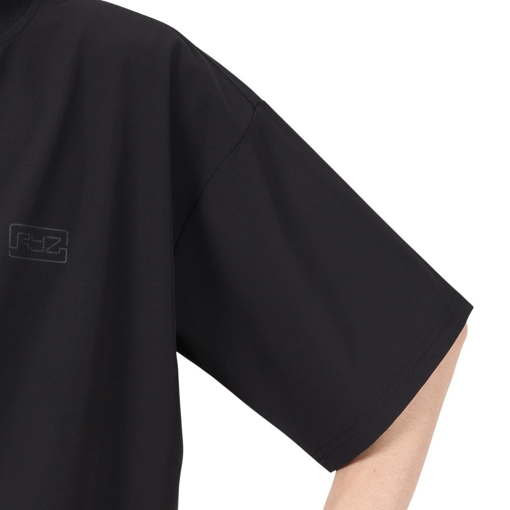 ライズ（RYZ）（メンズ）MFX ウーブン 半袖Tシャツ RZ10EG25SS0016 BLK