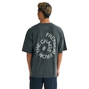 (メンズ)FREEDOM FROM 半袖Tシャツ 25SUQST252012BLK