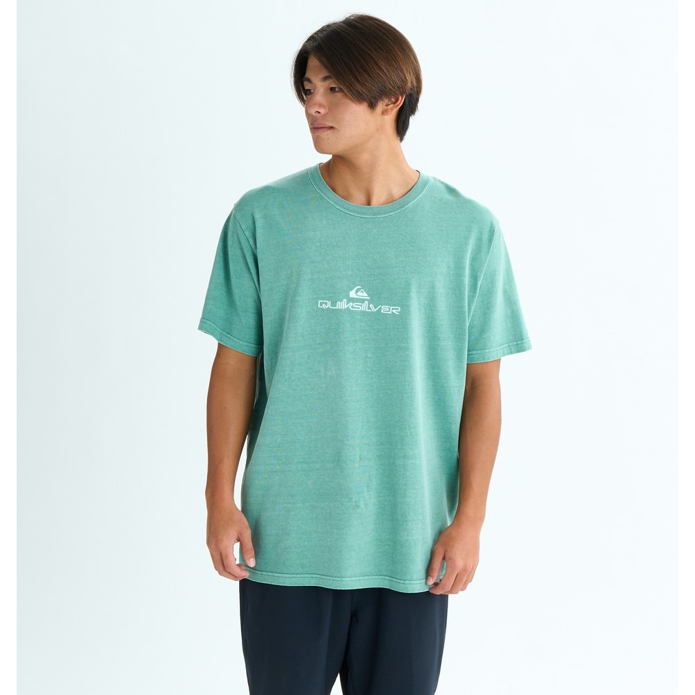 クイックシルバー（Quiksilver）（メンズ）DOUBLE LOGO 半袖Tシャツ 25SUQST252013GRN