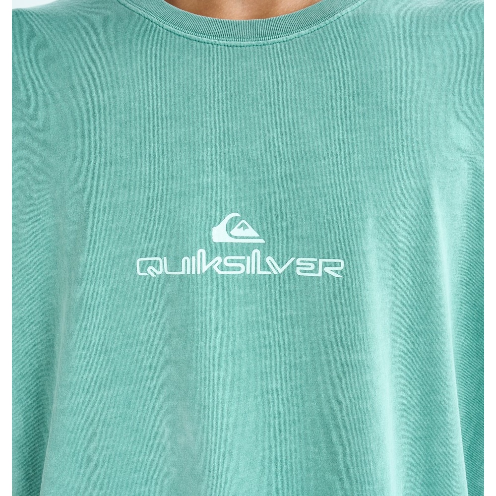 クイックシルバー（Quiksilver）（メンズ）DOUBLE LOGO 半袖Tシャツ 25SUQST252013GRN