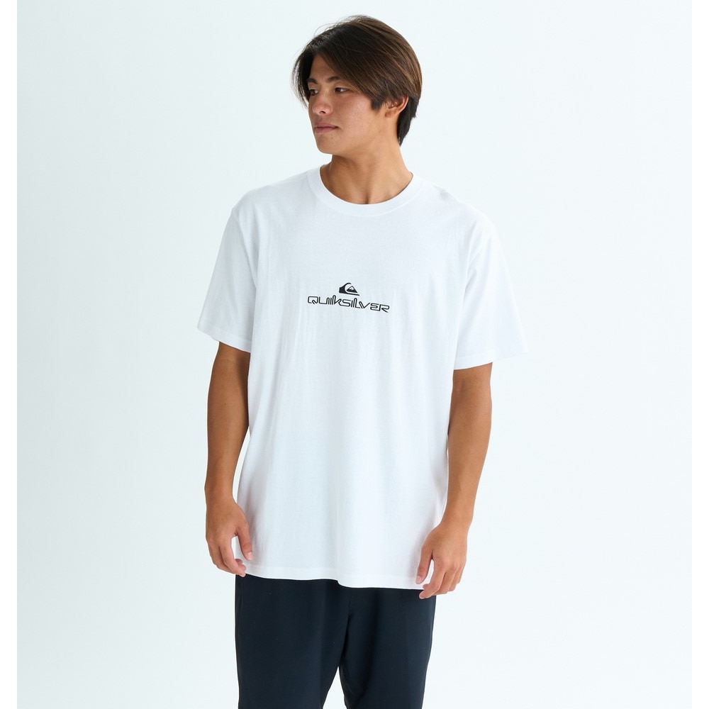 クイックシルバー（Quiksilver）（メンズ）DOUBLE LOGO 半袖Tシャツ 25SUQST252013WHT